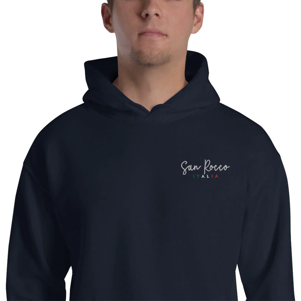 San Rocco Italia Embroidered Logo Unisex Hoodie - Image 12