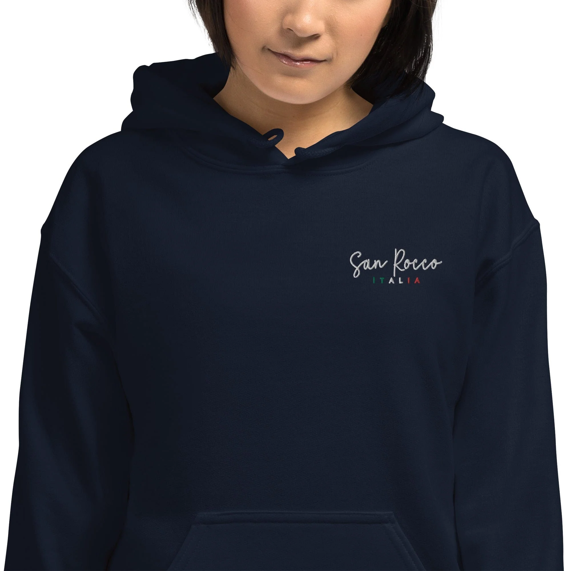 San Rocco Italia Embroidered Logo Unisex Hoodie - Image 13