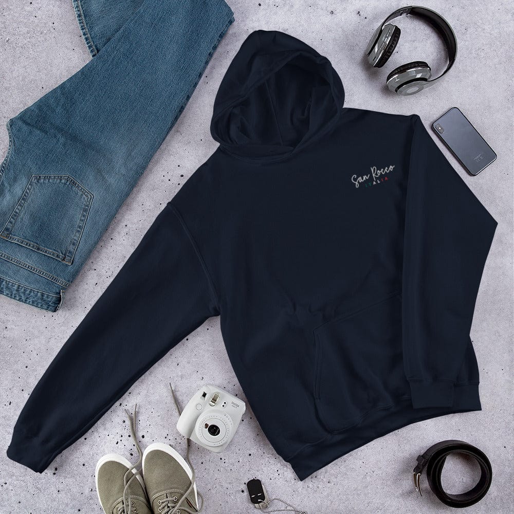 San Rocco Italia Embroidered Logo Unisex Hoodie - Image 18