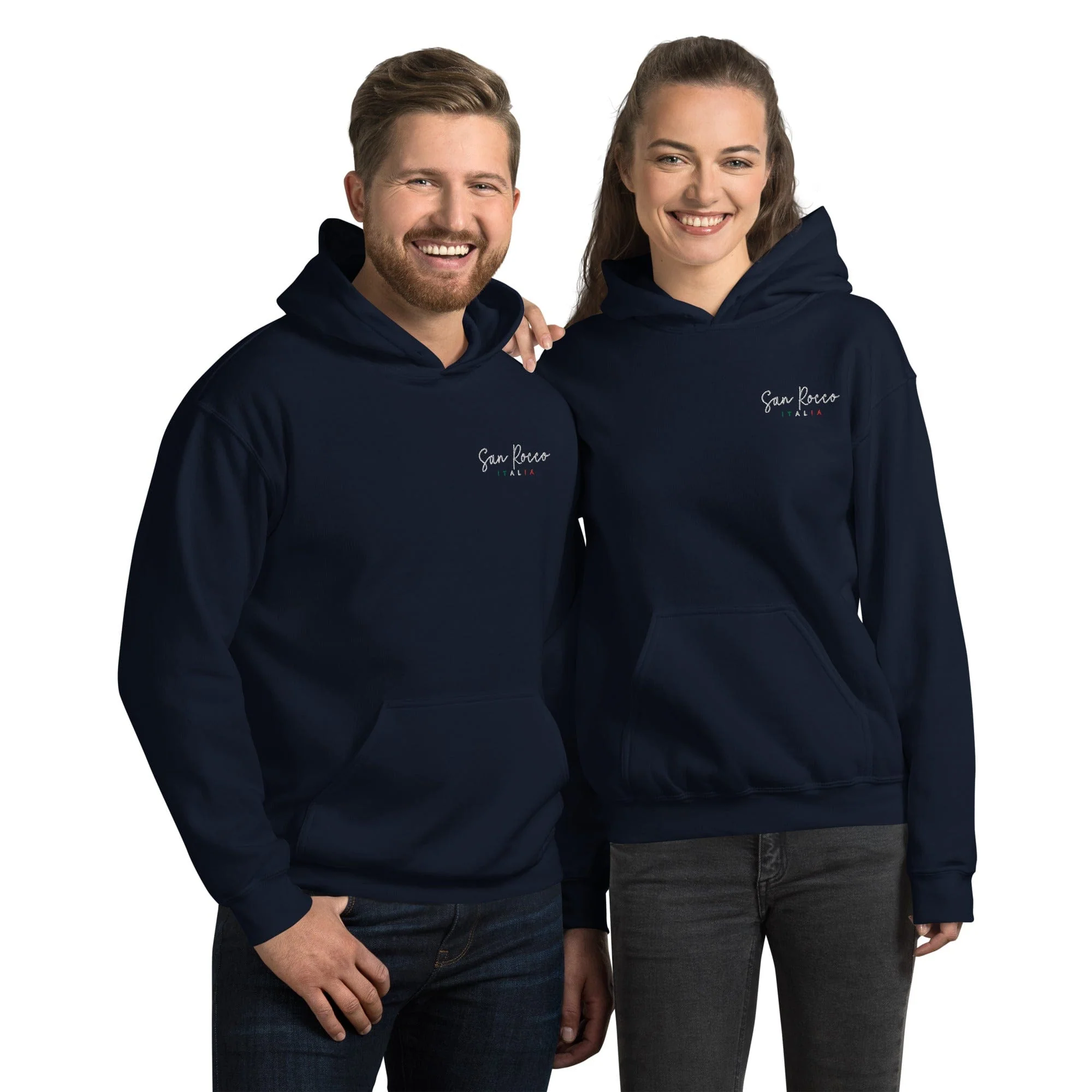 San Rocco Italia Embroidered Logo Unisex Hoodie - Image 4