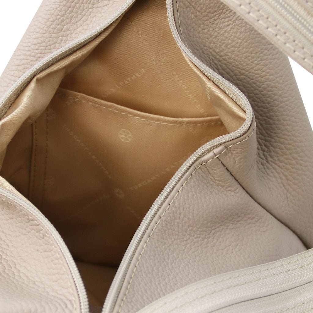 Shanghai - Italian leather backpack - pebbled leather | TL141881 - Image 39