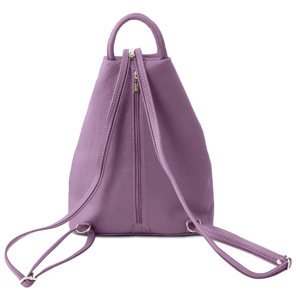 Shanghai - Italian leather backpack - pebbled leather | TL141881 - Image 61