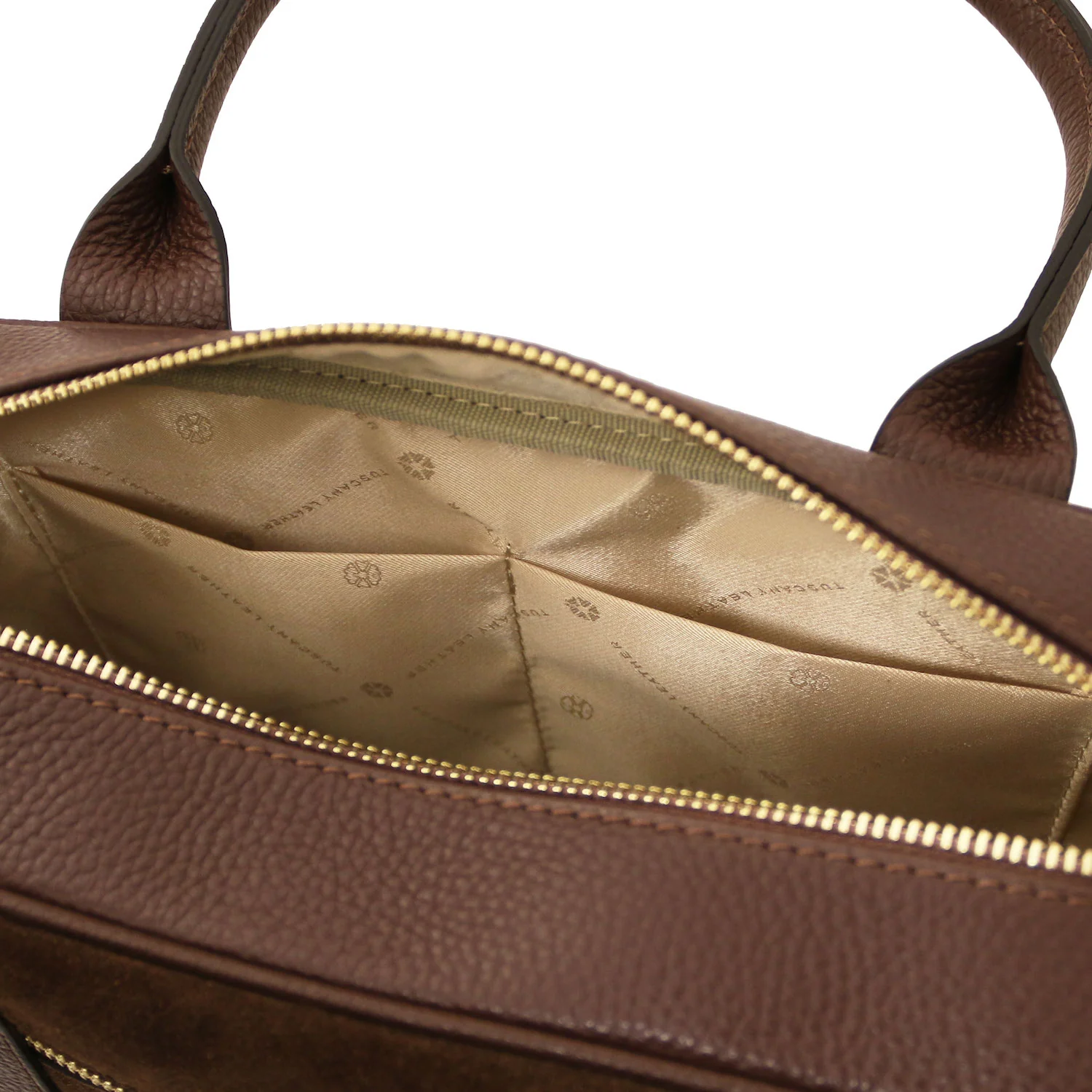 Stephany - Suede & pebbled leather handbag | TL142511 - Image 17