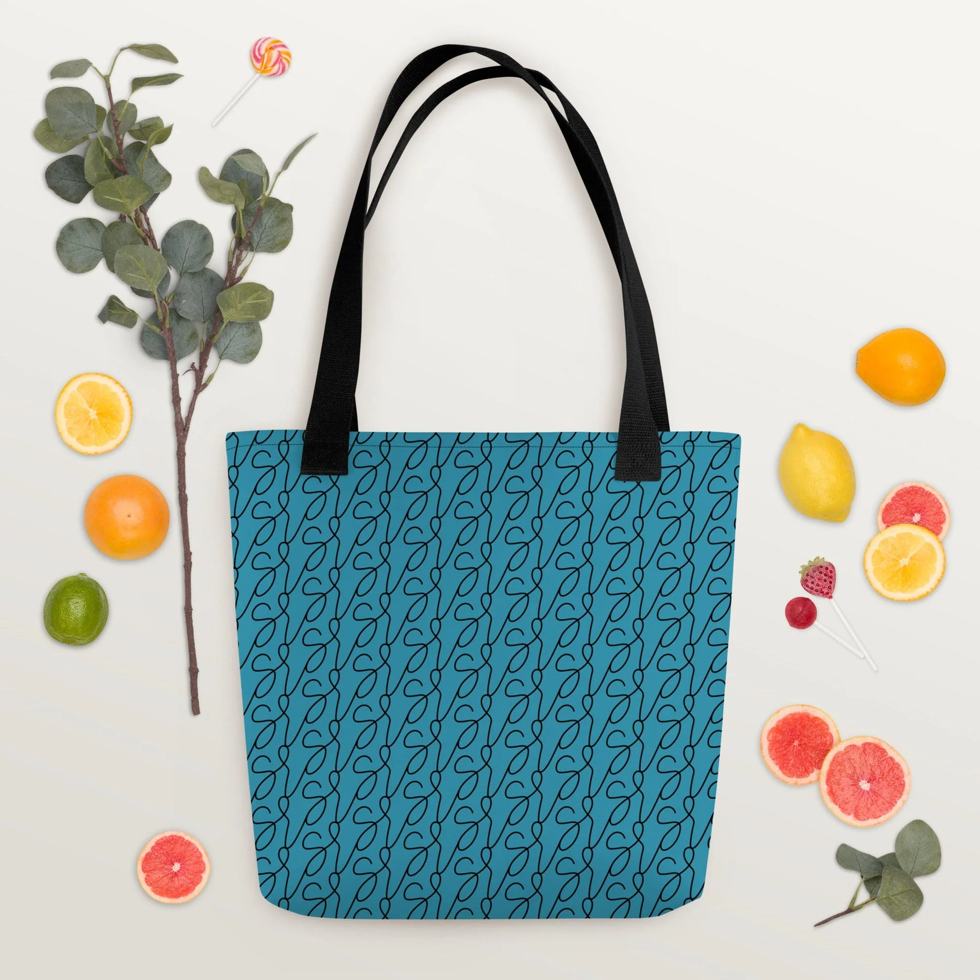 Teal Logo Tote Bag - Image 10