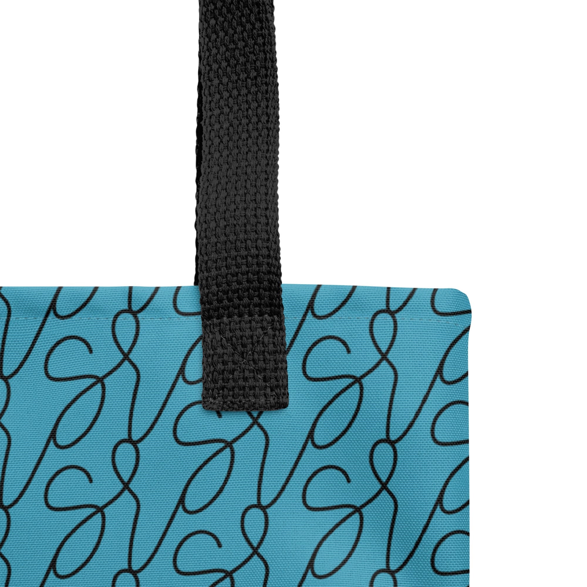 Teal Logo Tote Bag - Image 4