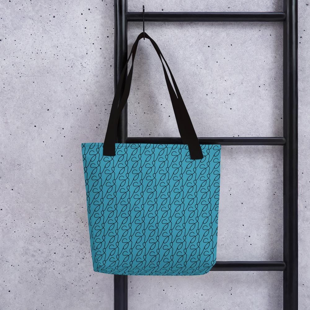 Teal Logo Tote Bag - Image 7