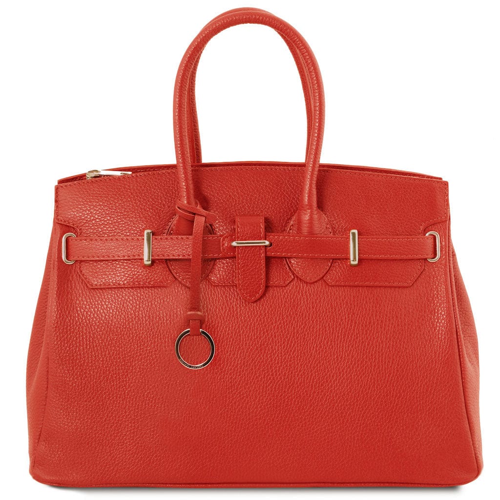 TL Bag - Leather handbag with golden hardware | TL141529 - Image 102