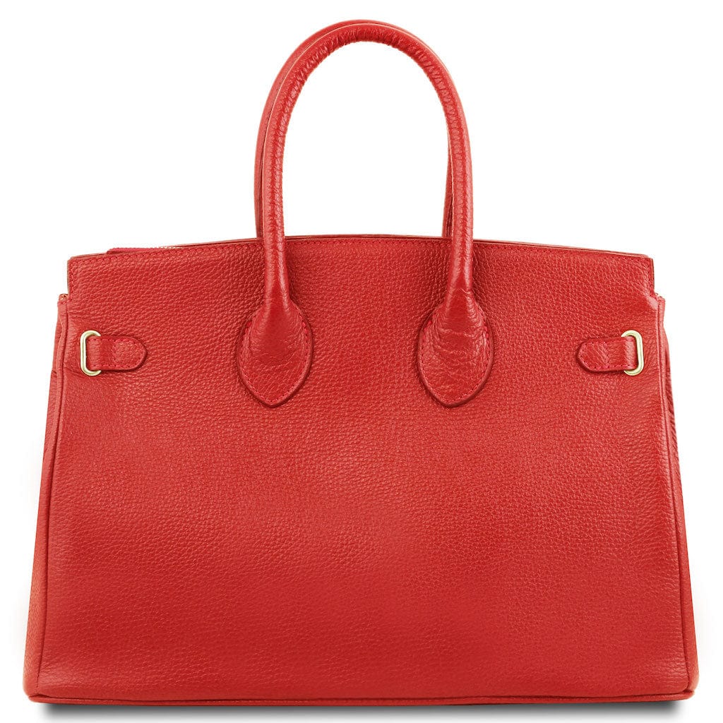 TL Bag - Leather handbag with golden hardware | TL141529 - Image 104
