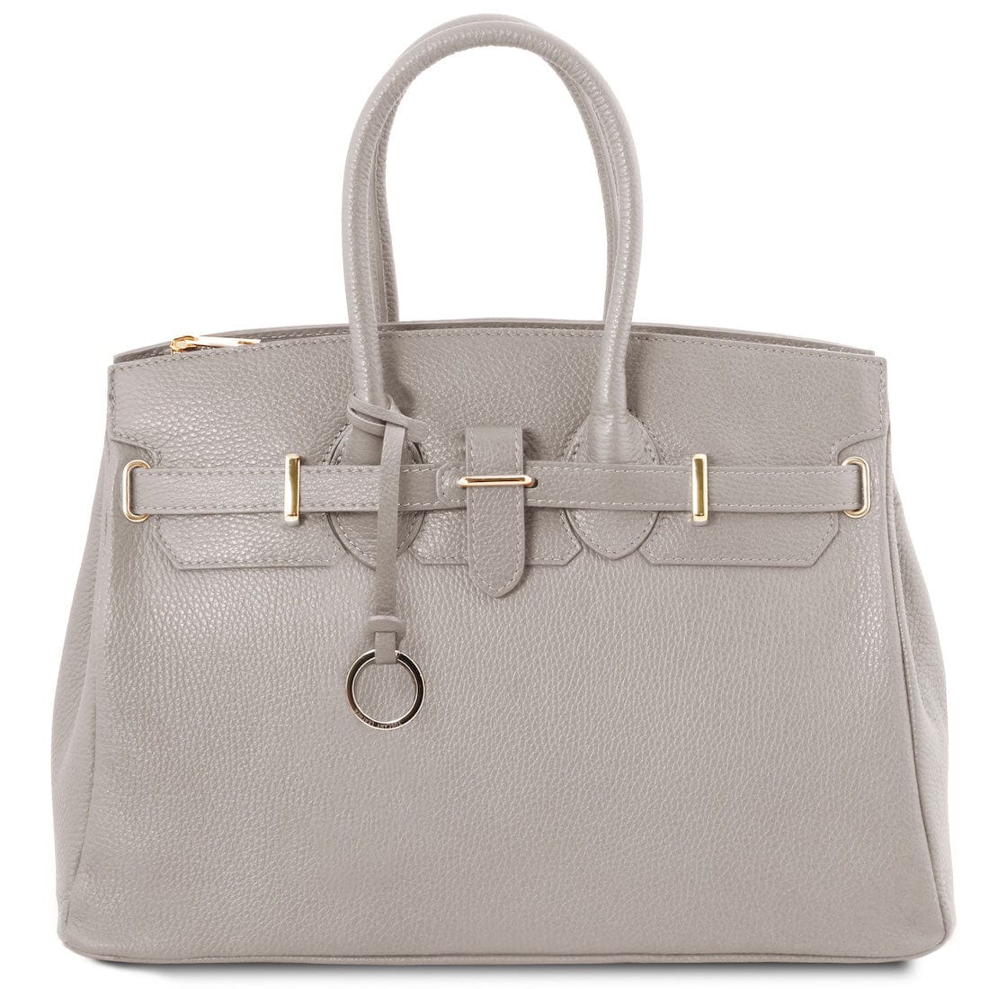 TL Bag - Leather handbag with golden hardware | TL141529 - Image 111