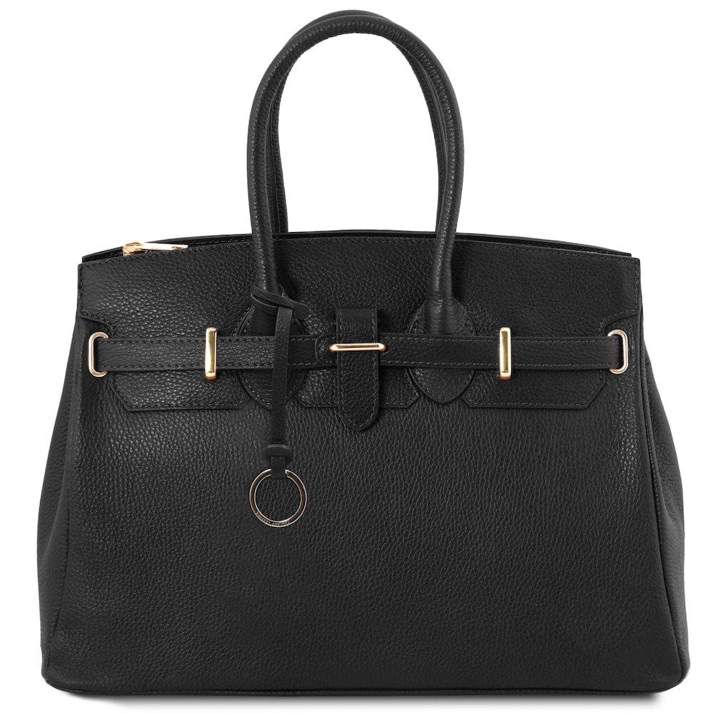 TL Bag - Leather handbag with golden hardware | TL141529 - Image 32