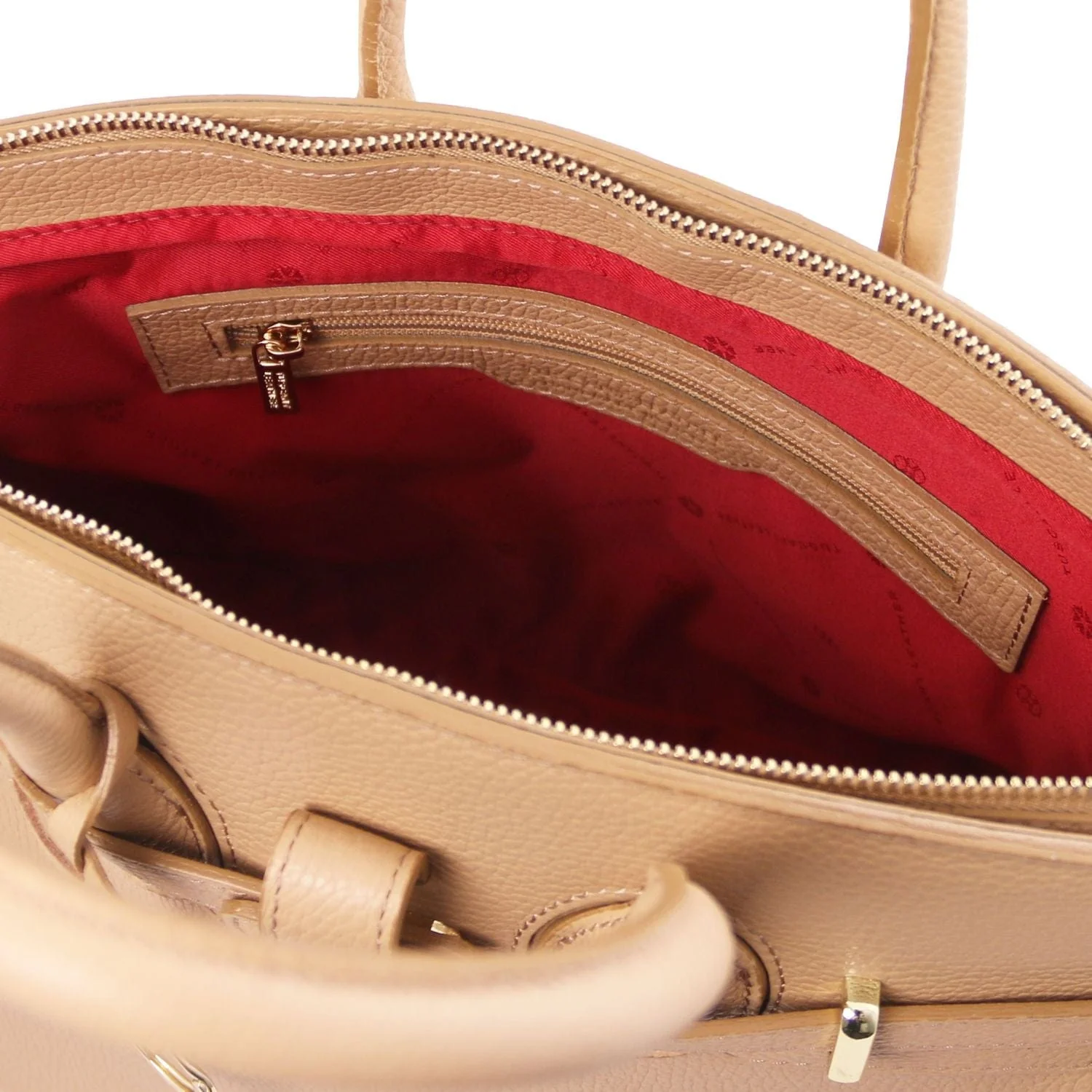 TL Bag - Leather handbag with golden hardware | TL141529 - Image 42