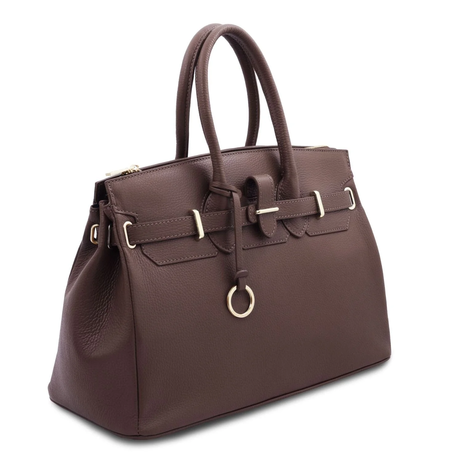 TL Bag - Leather handbag with golden hardware | TL141529 - Image 47