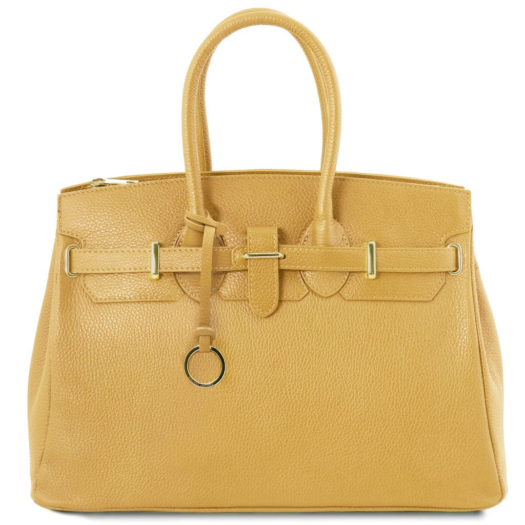 TL Bag - Leather handbag with golden hardware | TL141529 - Image 5
