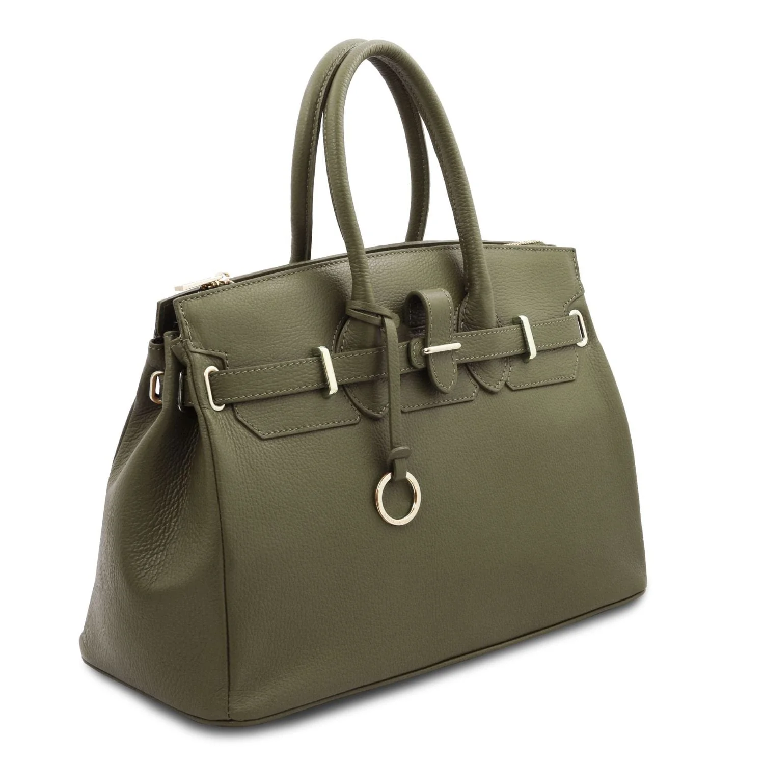 TL Bag - Leather handbag with golden hardware | TL141529 - Image 53
