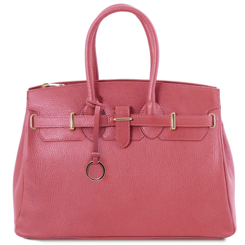 TL Bag - Leather handbag with golden hardware | TL141529 - Image 58