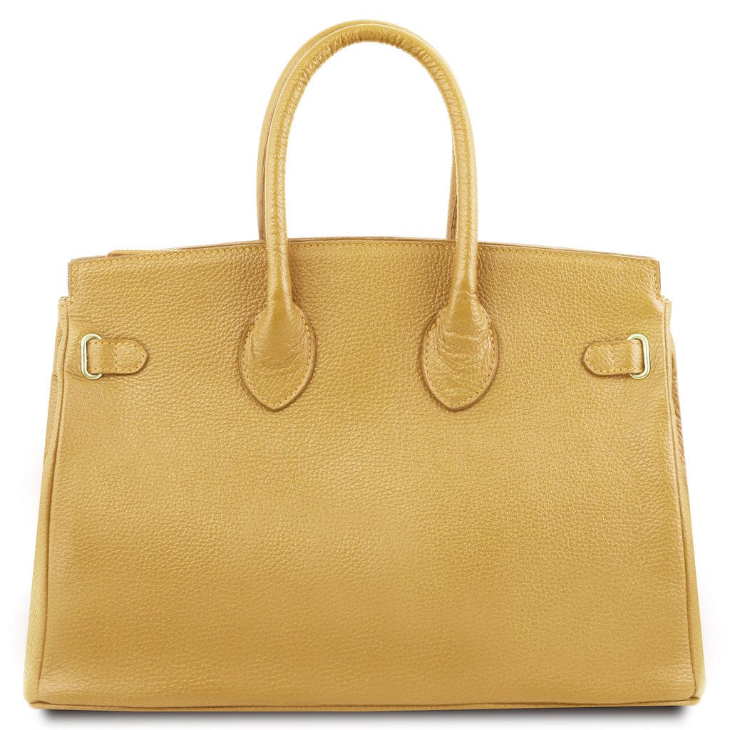 TL Bag - Leather handbag with golden hardware | TL141529 - Image 7