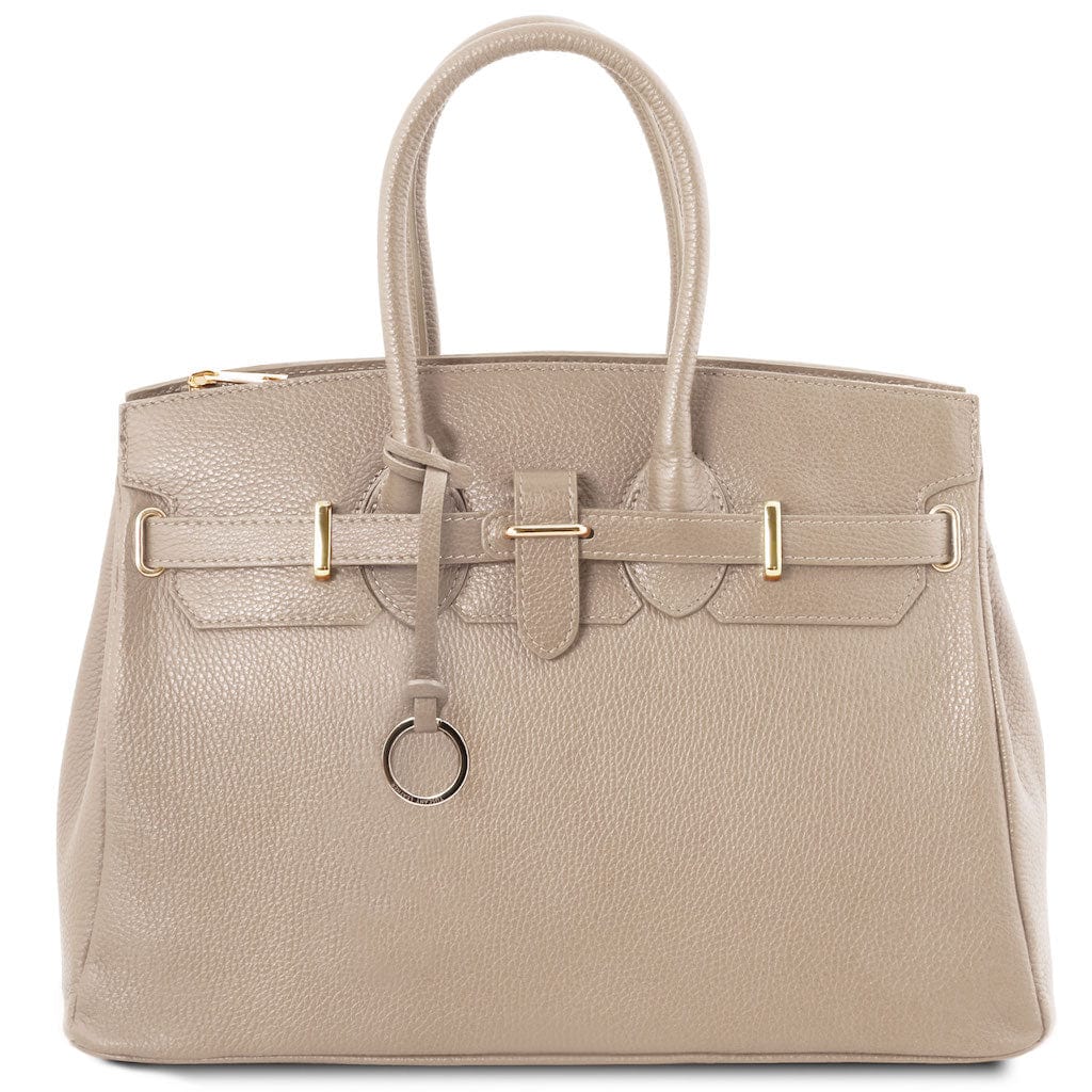 TL Bag - Leather handbag with golden hardware | TL141529 - Image 70