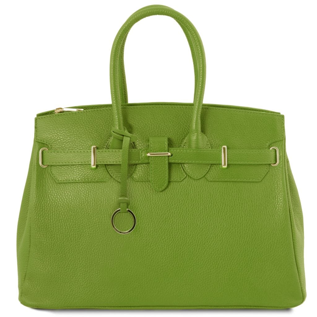 TL Bag - Leather handbag with golden hardware | TL141529 - Image 76