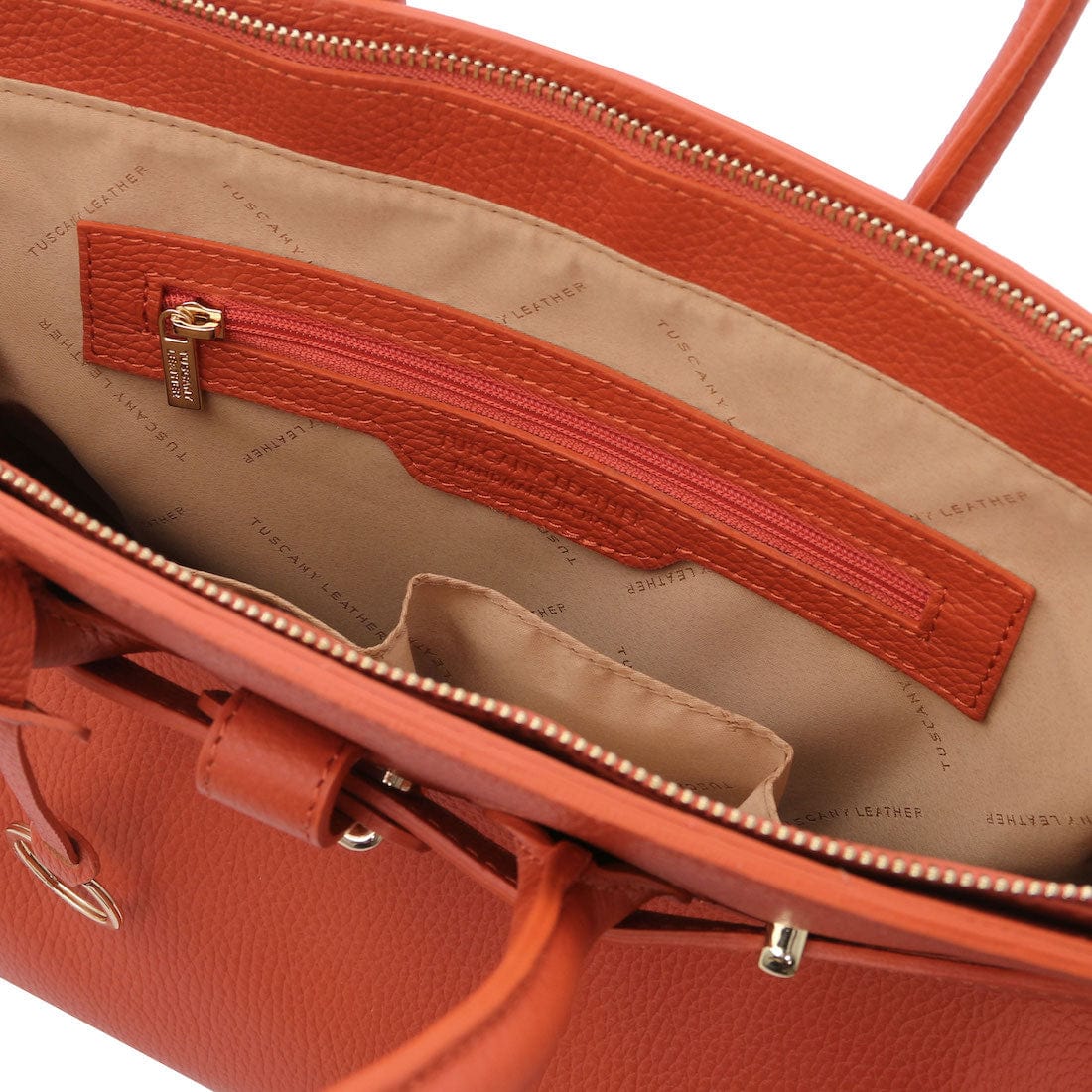 TL Bag - Leather handbag with golden hardware | TL141529 - Image 85