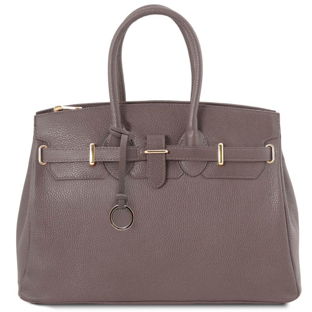 TL Bag - Leather handbag with golden hardware | TL141529 - Image 96