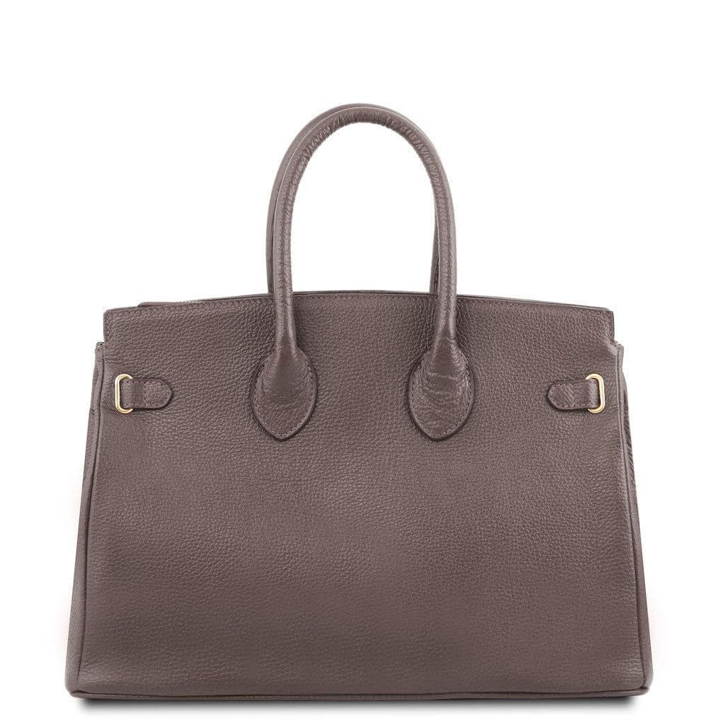 TL Bag - Leather handbag with golden hardware | TL141529 - Image 98