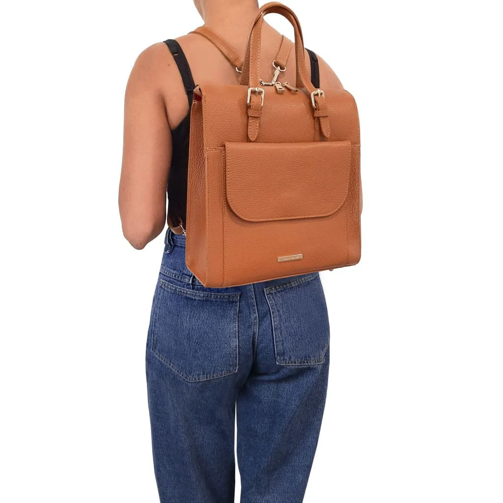 TL Bag - Italian Leather Convertible Backpack | TL142211 - Image 4