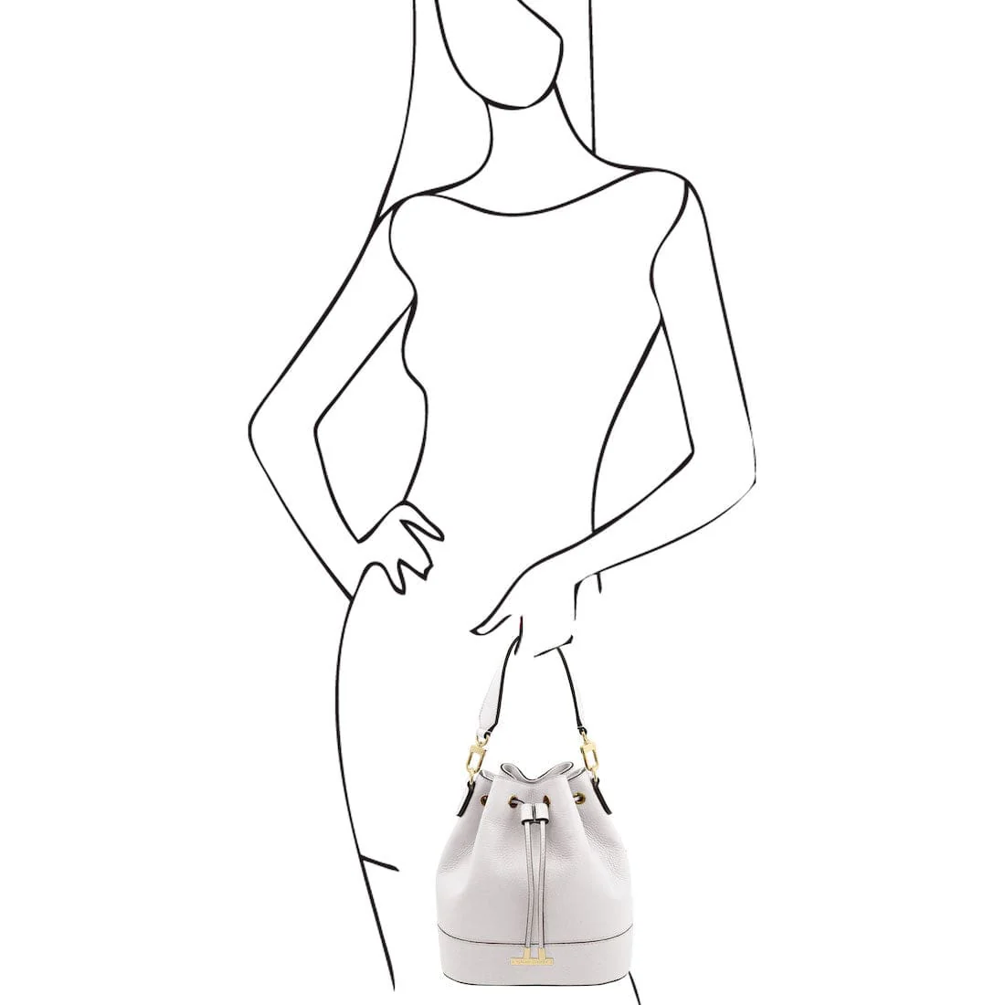 TL Bag - Leather bucket bag | TL142146 - Image 10