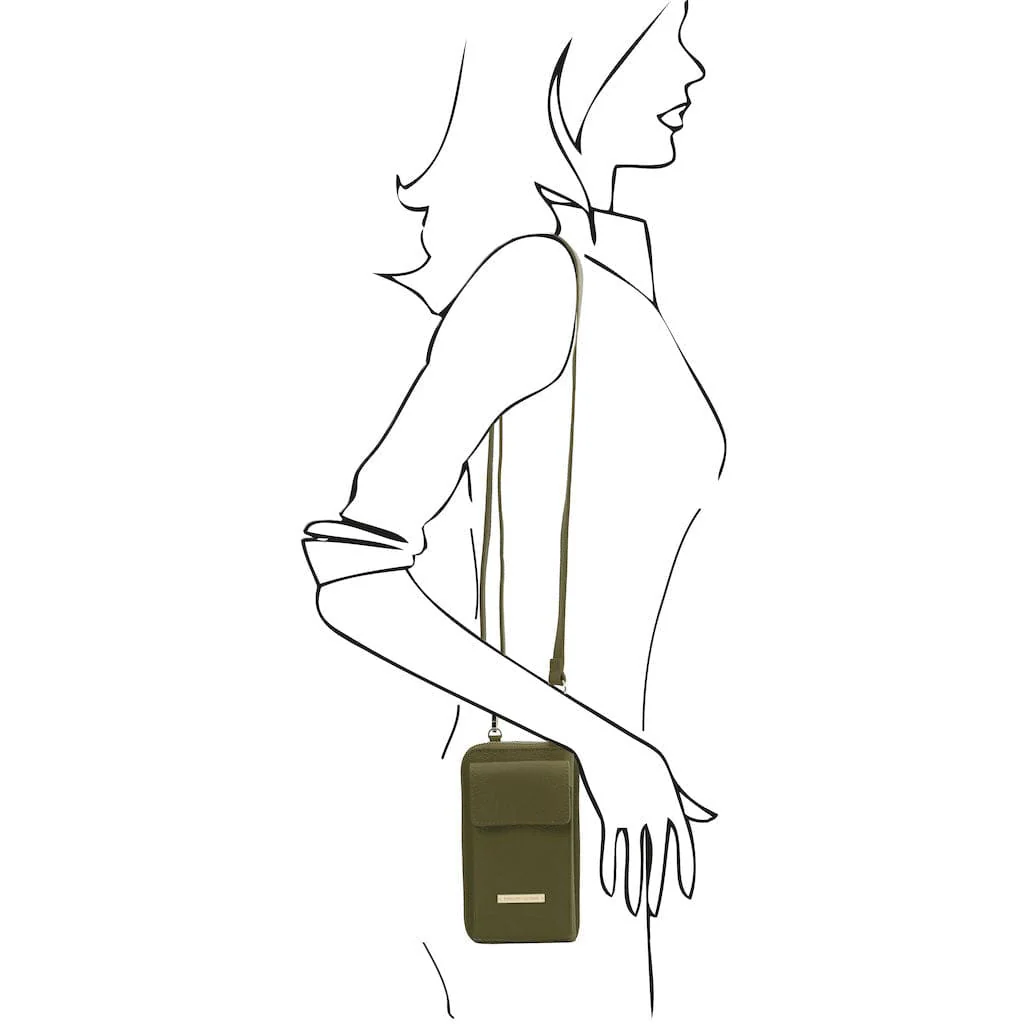 TL Bag - Leather wallet with strap - phone wallet | TL142323 - Image 46