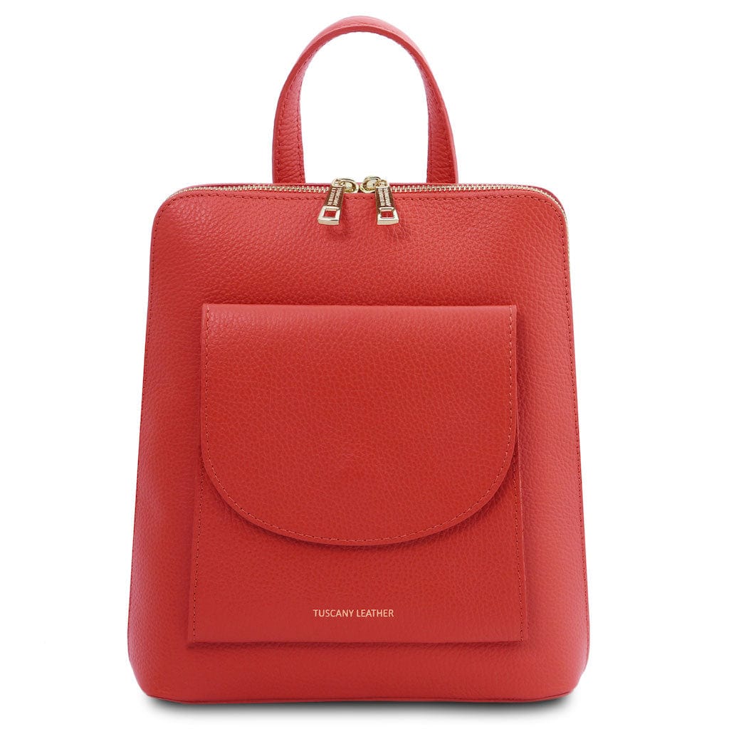 TL Bag - Small Convertible Leather Backpack For Women | TL142092 - Image 7