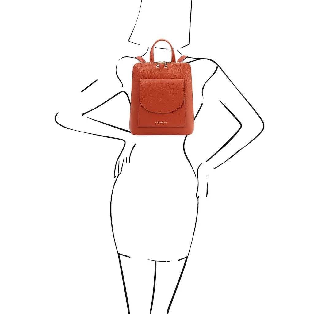 TL Bag - Small Convertible Leather Backpack For Women | TL142092 - Image 87