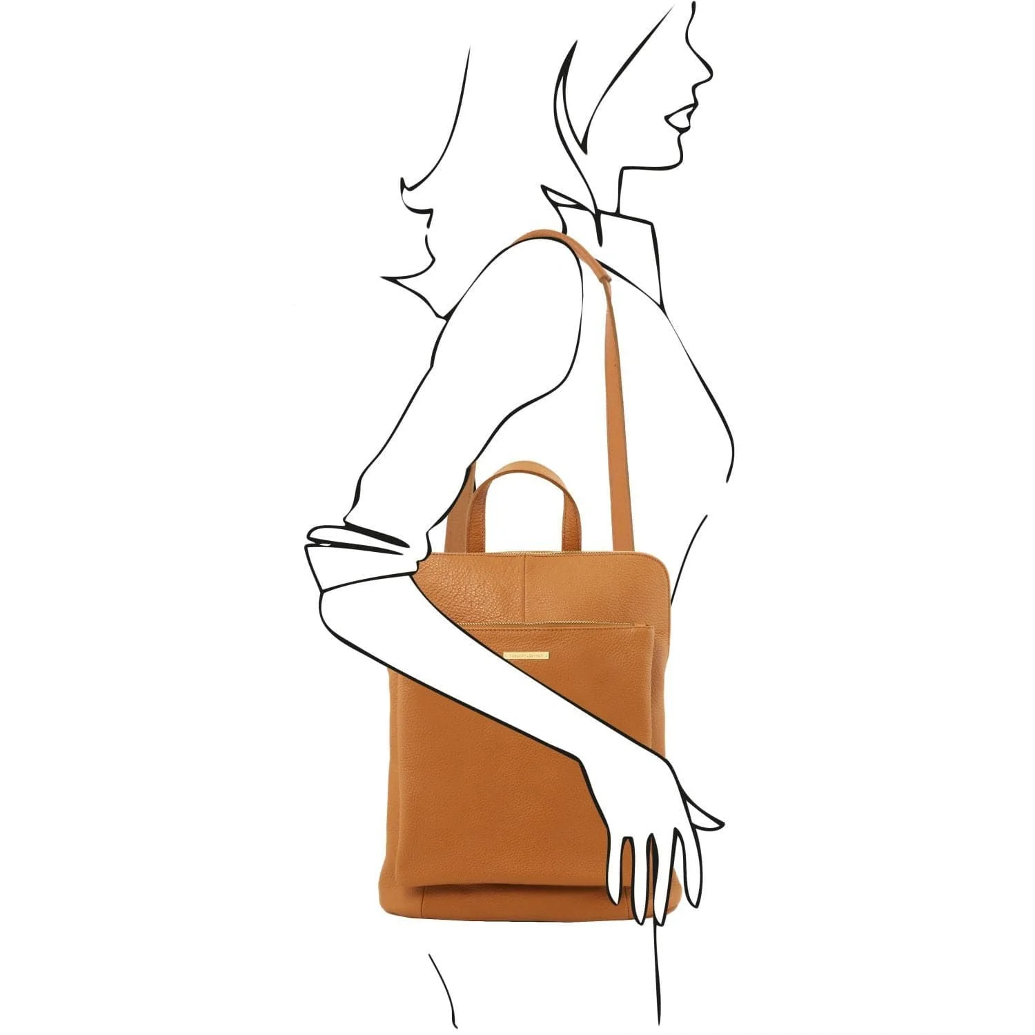 TL Bag - Soft 2-in-1 convertible backpack shoulder bag | TL141682 - Image 5