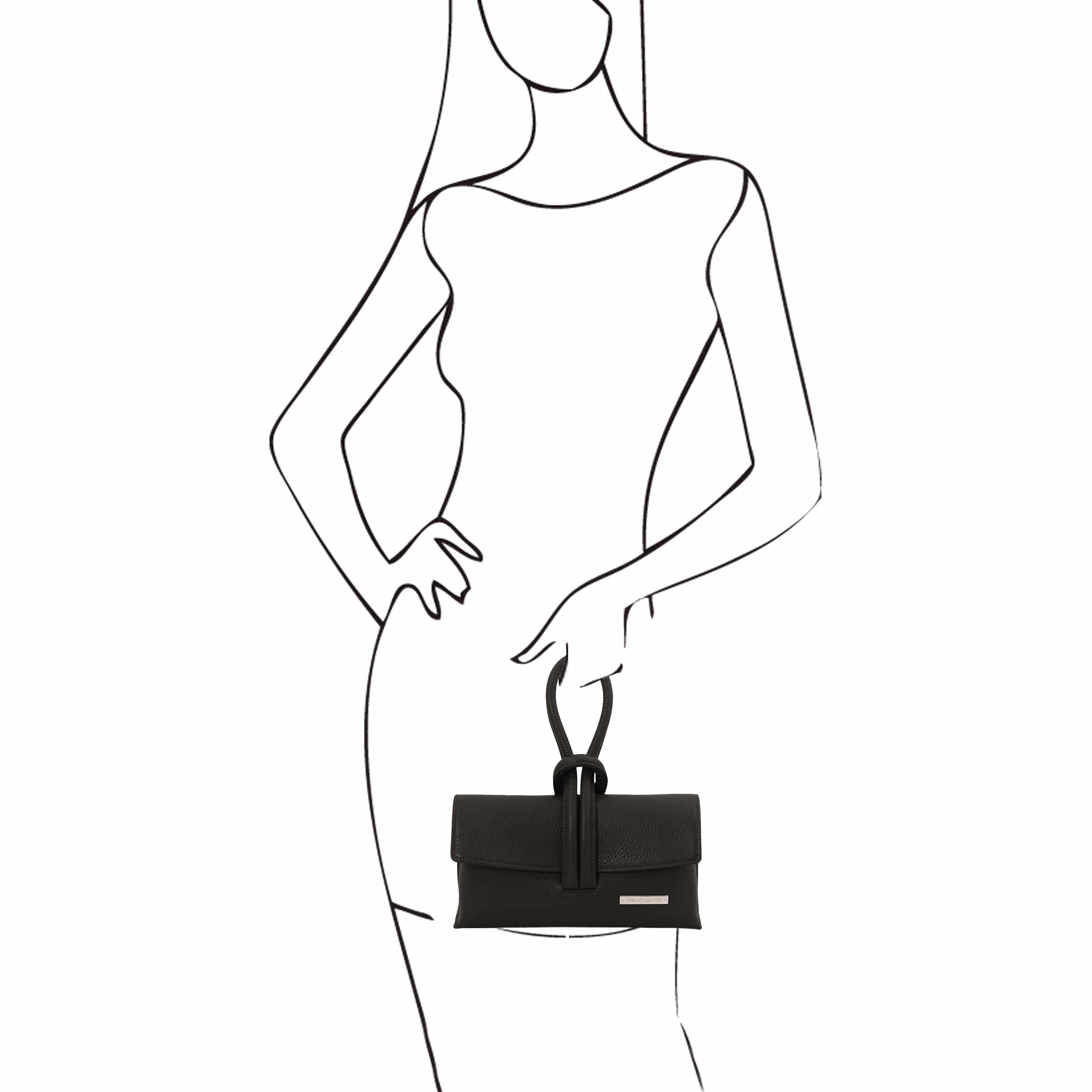 TL Bag - Foldover Leather Clutch | TL141990 - Image 19