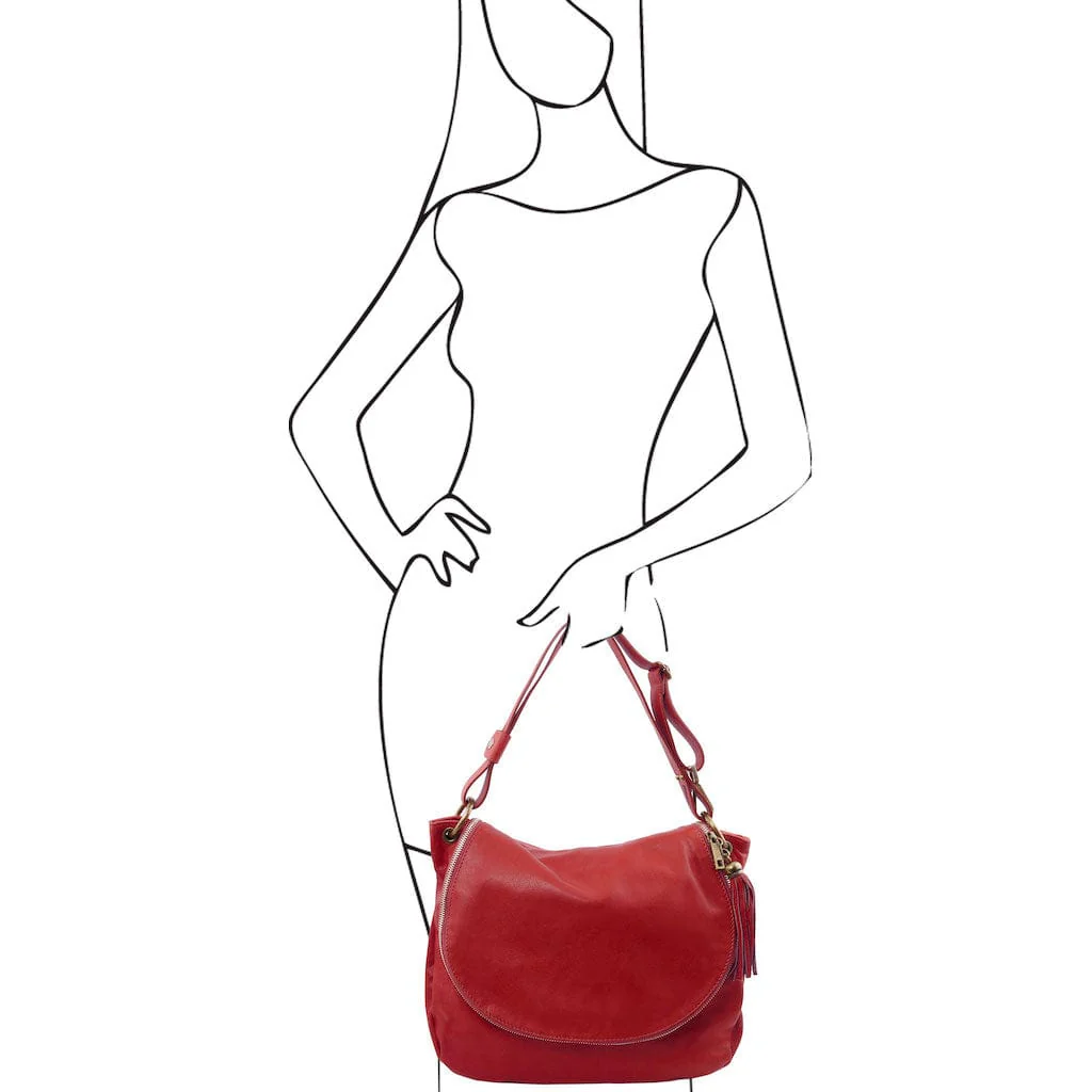 TL Bag - Soft leather shoulder bag with tassel detail | TL141110 - Image 26