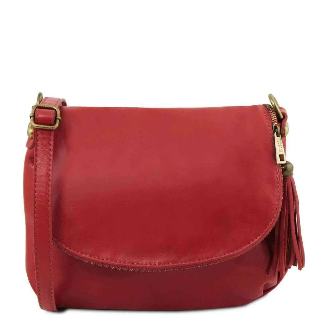 TL Bag - Soft leather shoulder bag with tassel detail | TL141223 - Image 14