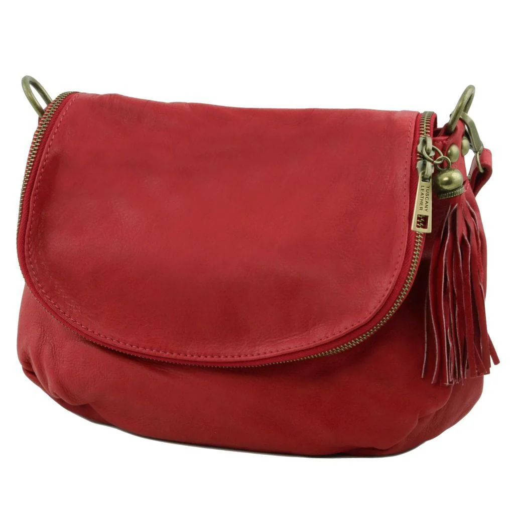 TL Bag - Soft leather shoulder bag with tassel detail | TL141223 - Image 15