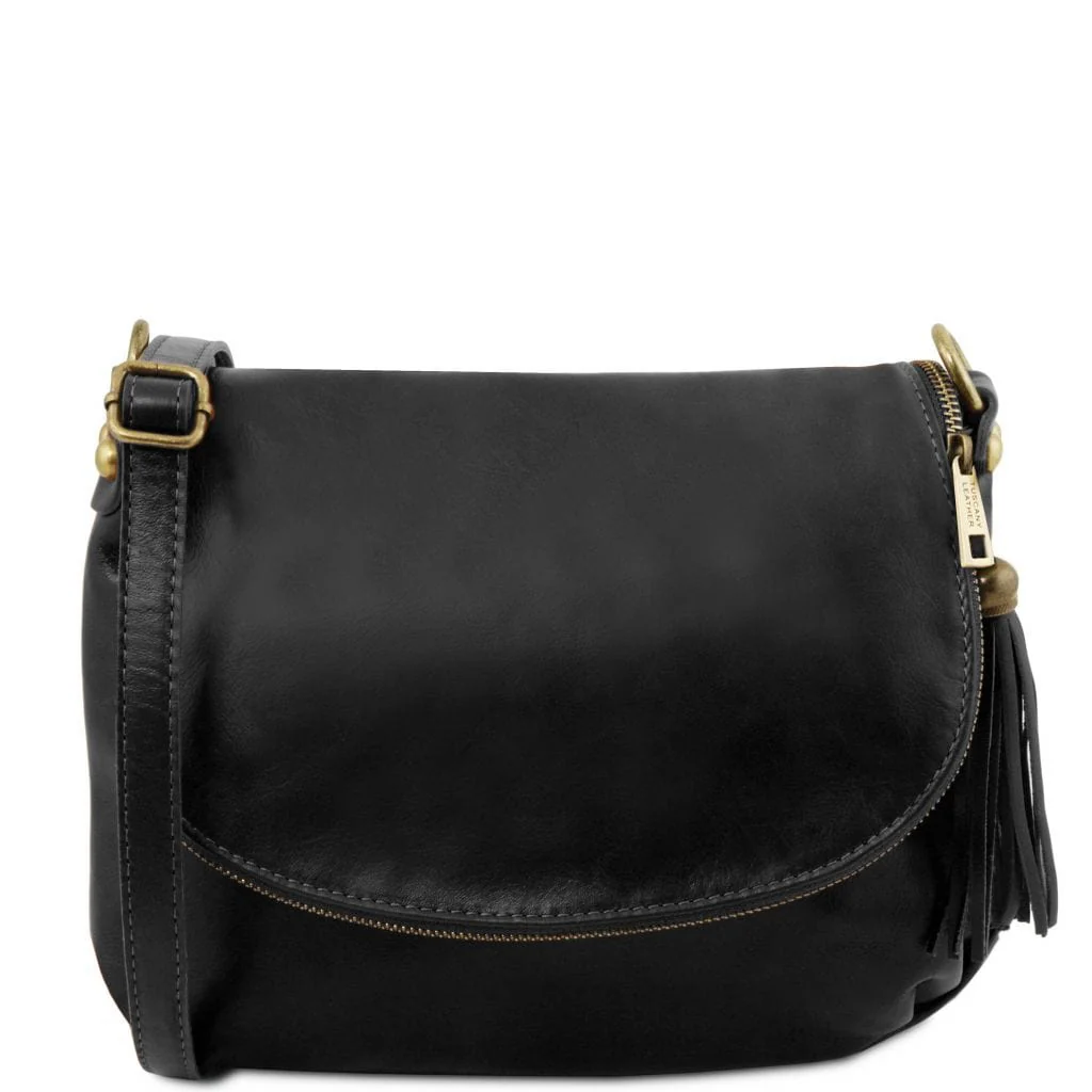 TL Bag - Soft leather shoulder bag with tassel detail | TL141223 - Image 18