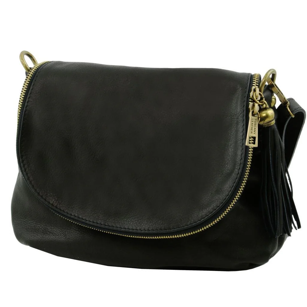 TL Bag - Soft leather shoulder bag with tassel detail | TL141223 - Image 19
