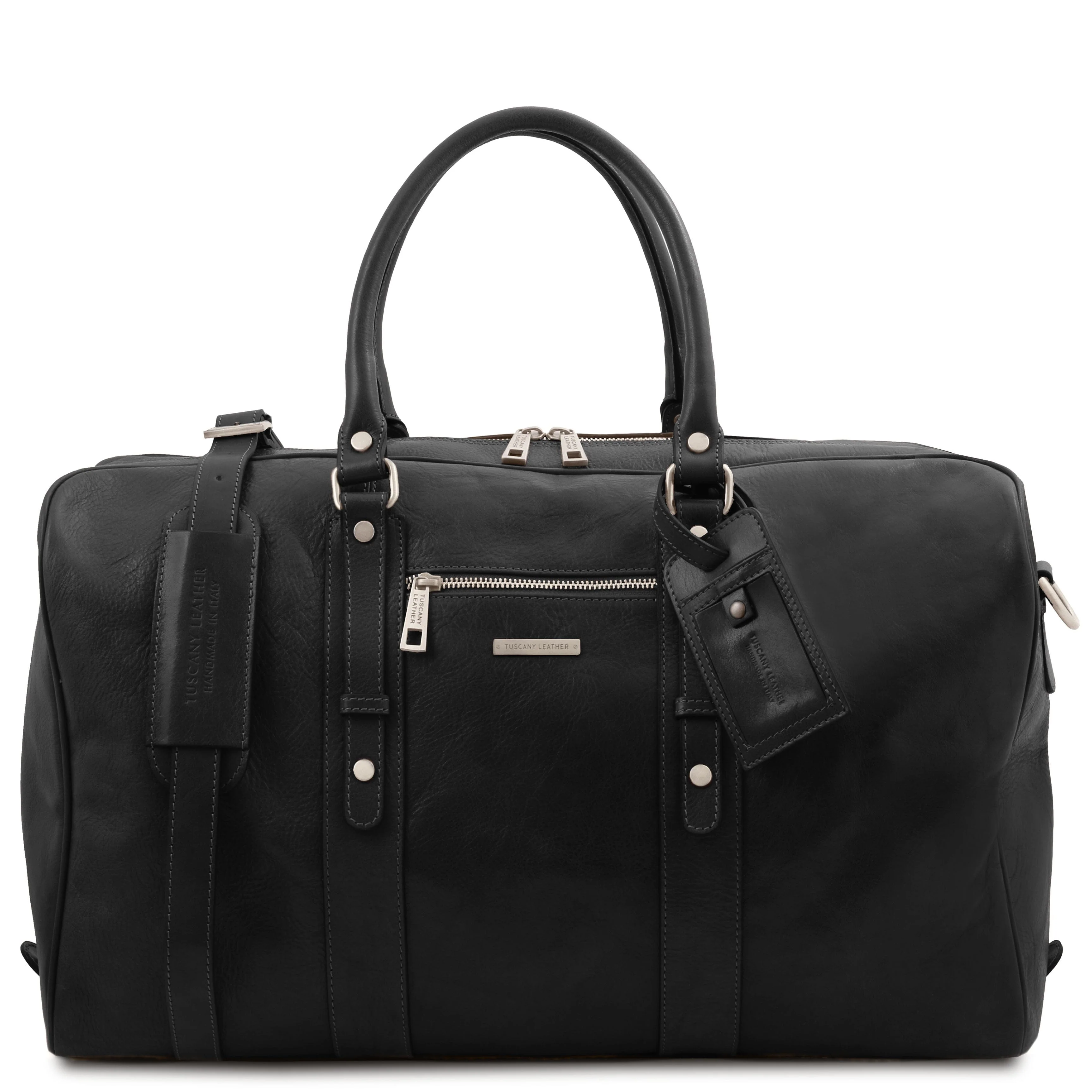 TL Voyager - Leather travel bag with front pocket | TL142140 - Image 15