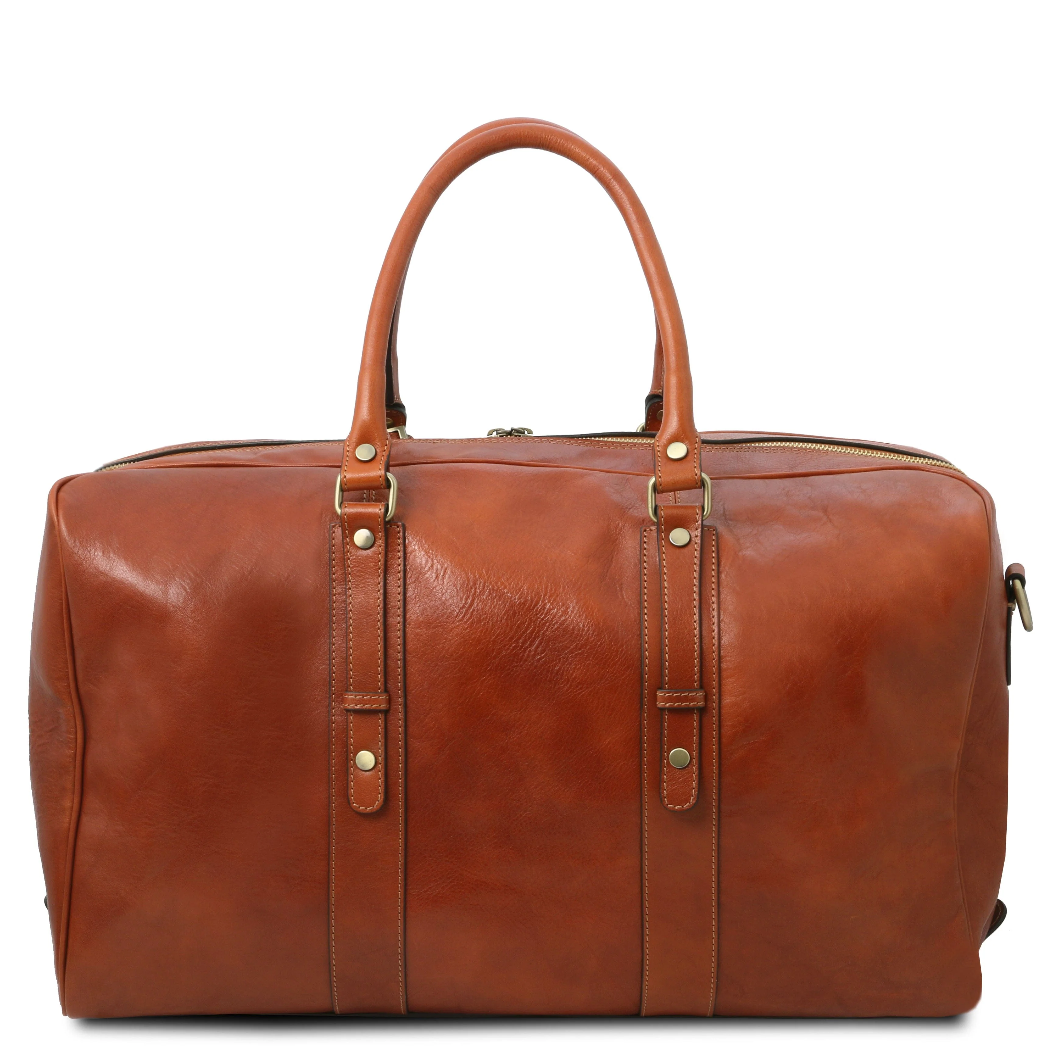 TL Voyager - Leather travel bag with front pocket | TL142140 - Image 7