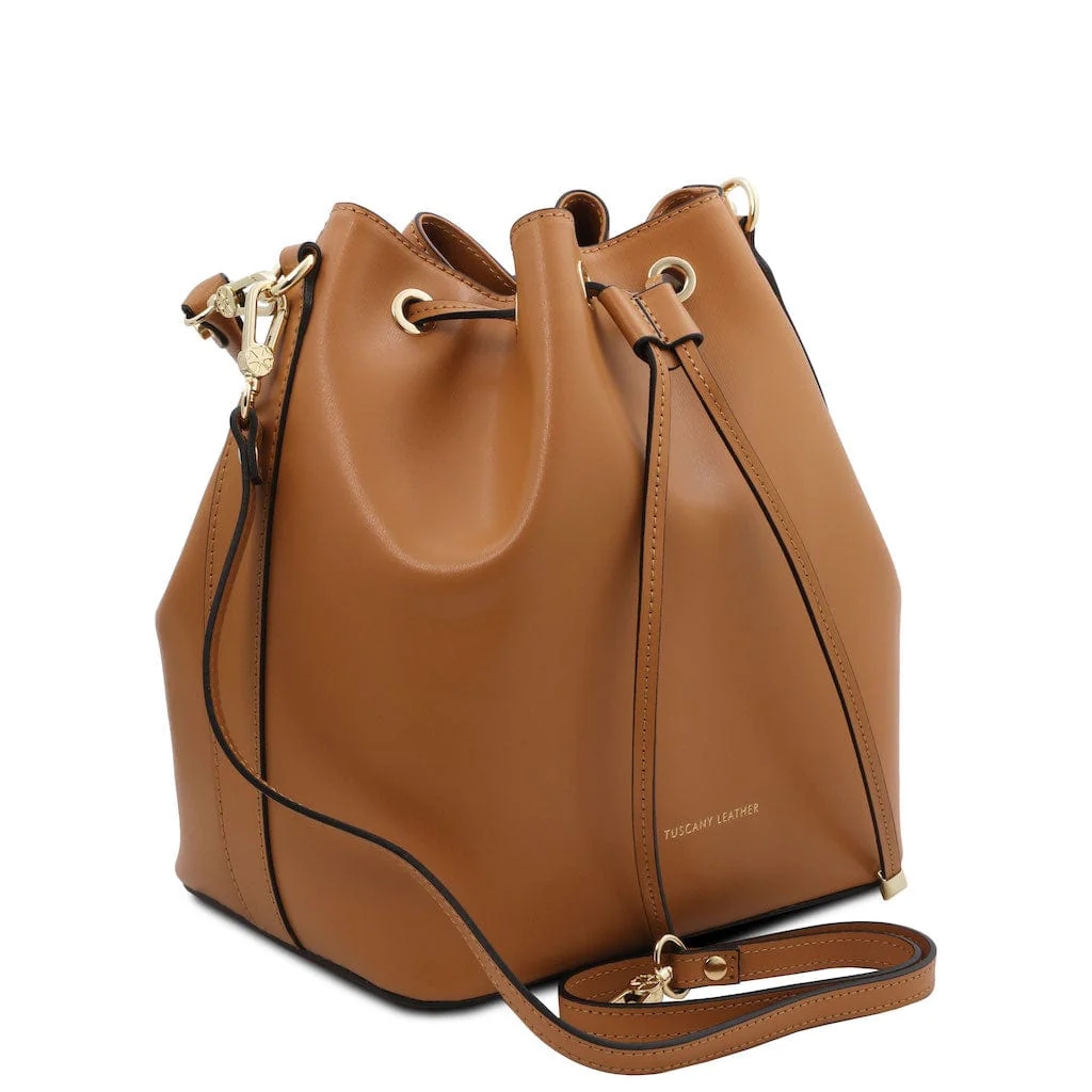 Vittoria - Italian leather bucket bag | TL141531 - Image 10