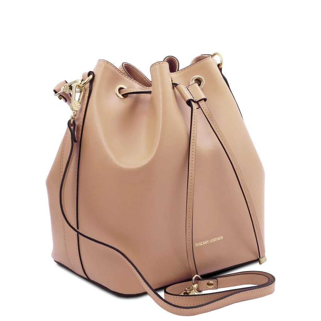 Vittoria - Italian leather bucket bag | TL141531 - Image 22