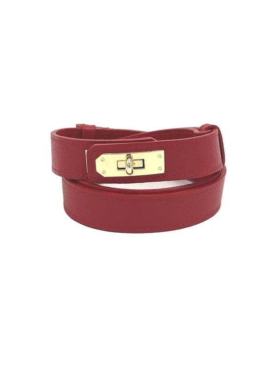 Women’s Adjustable Skinny Leather Belt – Handcrafted in Italy - Image 20
